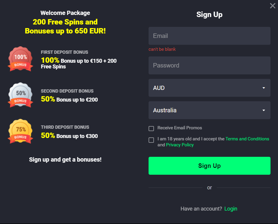 spinago login